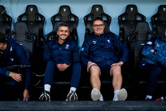 Malmö FFs målvaktstränare Zlatan Azinovic och