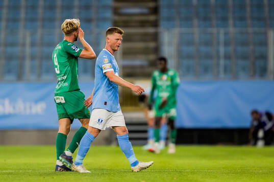 Malmö FFs Anders Christiansen deppar