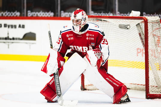 Timrås målvakt Simon Westling