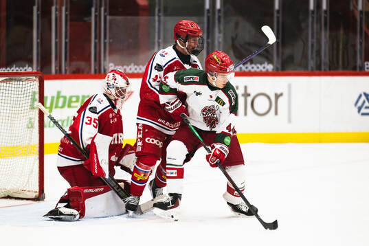Timrås David Slacik och Modos Viggo Lundström