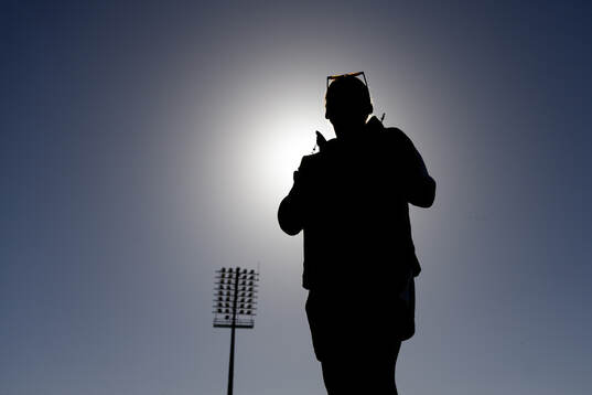 The silhouette of Paulina Nyström of Häcken