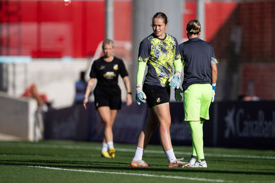Goalkeeper Fanney Birkisdottir of Häcken