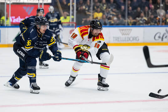 HV71s Nikola Pasic och Brynäs Anton Rödin