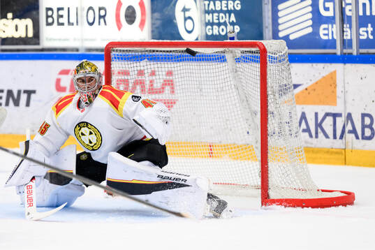 Brynäs målvakt Damian Clara