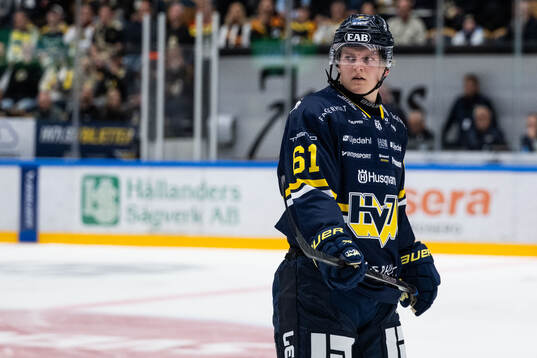 HV71s Axel Rindell deppar