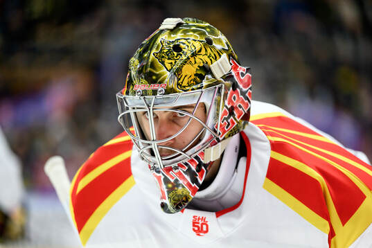 Brynäs målvakt Damian Clara
