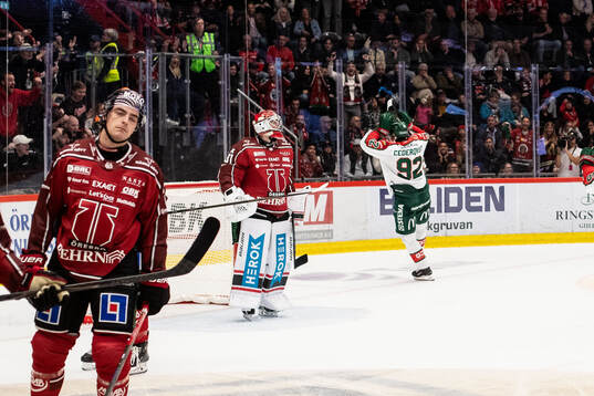 Frölundas Filip Cederqvist jublar