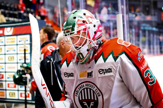 Frölundas målvakt Tobias Normann