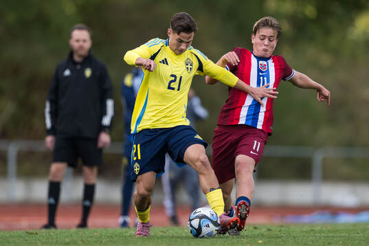 Sveriges Carl Aurell och Norges Malte Fismen