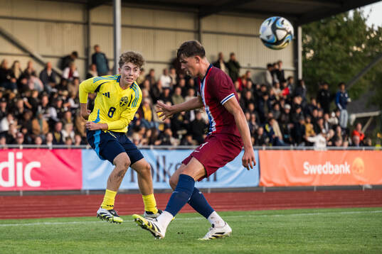 Sveriges Colin Stark och Norges Anders Fiskum Larsen