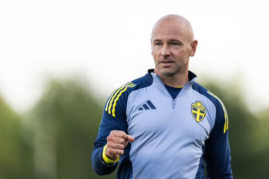 Sveriges Förbundskapten Stefan Larsson