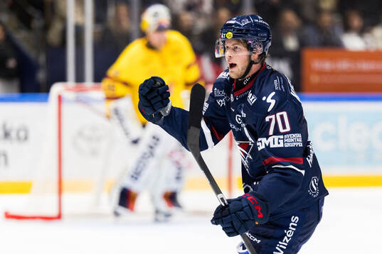 Linköpings Fredrik Karlström jublar