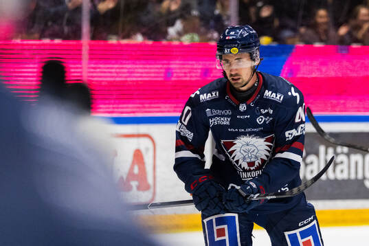 Linköpings David Bernhardt jublar