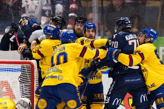 Djurgårdens Joseph Laleggia och Linköpings Fredrik