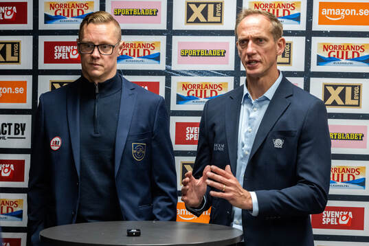 Djurgårdens tränare Robert Kimby  och Linköpings