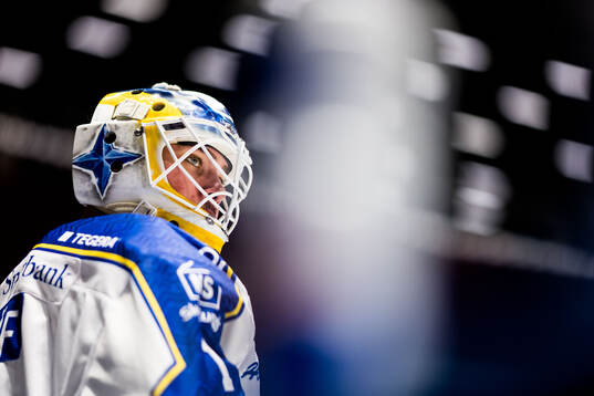 Leksands målvakt Marcus Gidlöf