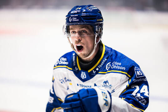 Leksands Arvid Eljas jublar