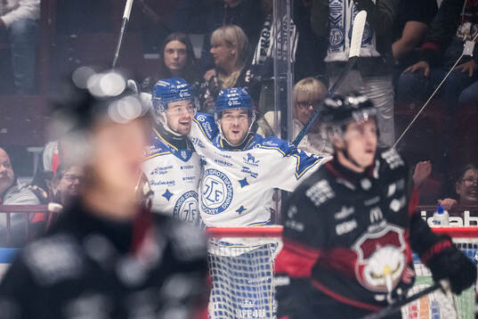 Leksands Fred Nilsson och Michael Lindqvist jublar