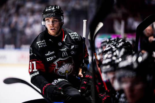 Malmö Redhawks Axel Sundberg deppar