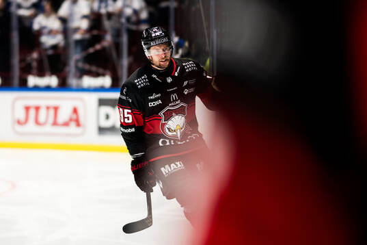 Malmö Redhawks Carl Persson jublar