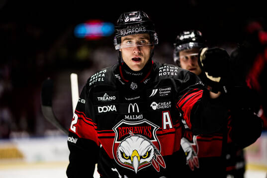 Malmö Redhawks Janne Kuokkanen jublar