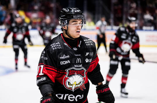 Malmö Redhawks Axel Sundberg deppar
