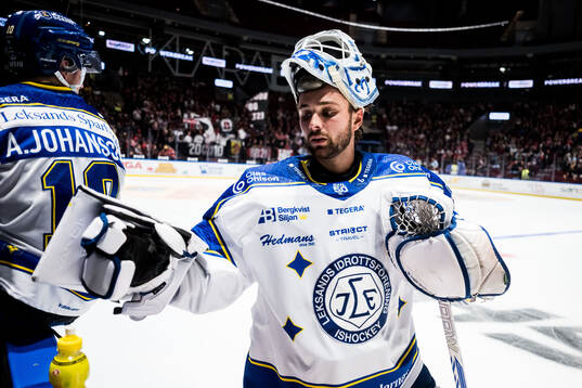 Leksands målvakt Jakob Hellsten