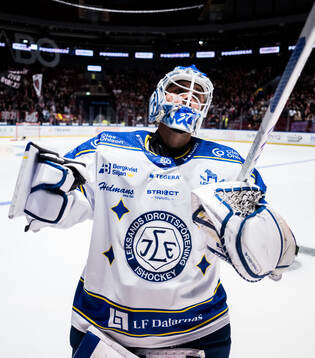 Leksands målvakt Jakob Hellsten