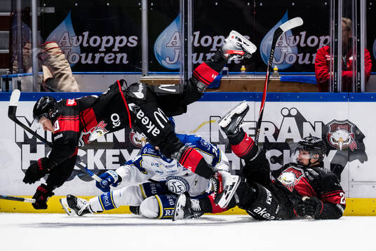 Malmö Redhawks Thomas Berg Paulsen och Leksands Arvid