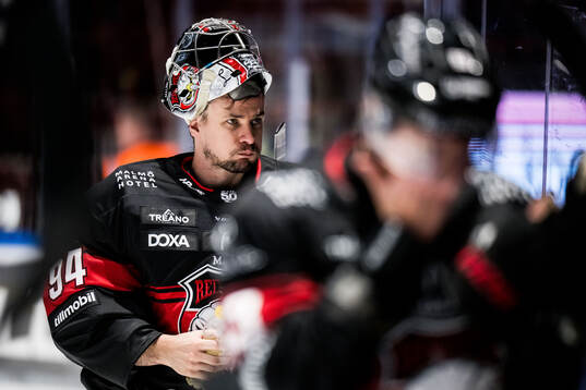 Malmö Redhawks målvakt Marek Langhamer