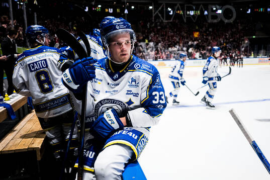 Leksands Olle Strandell deppar