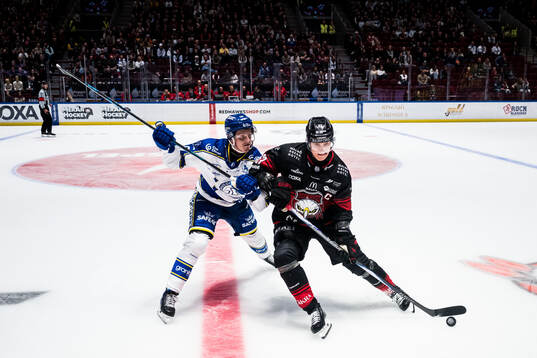 Leksands Anton Johansson och Malmö Redhawks Fredrik