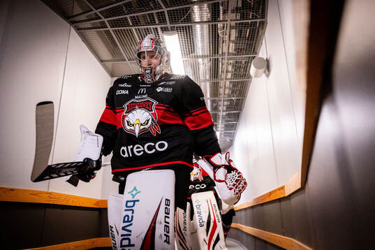 Malmö Redhawks målvakt Marek Langhamer