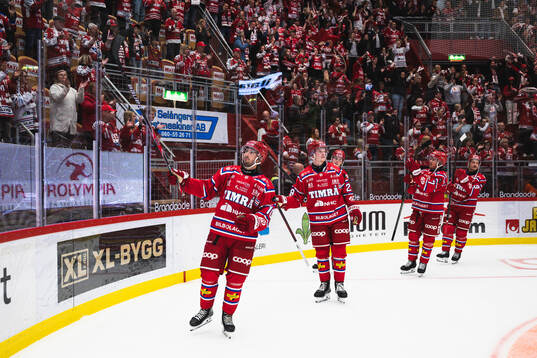 Timrås David Lilja jublar