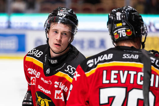 Luleås Pontus Andreasson och Anton Levtchi