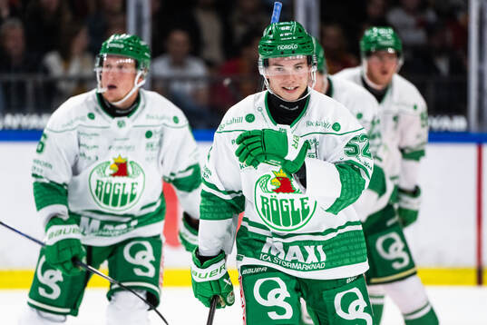 Rögles Felix Nilsson jublar