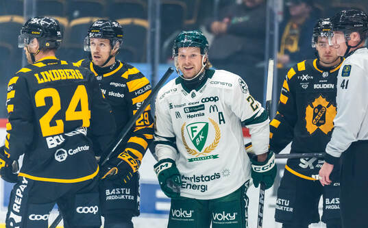 Skellefteås Mikkel Aagaard deppar bredvid Färjestads