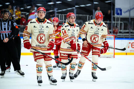 Kalmars Eddie Levin, George Diaco och Gustaf Westlund