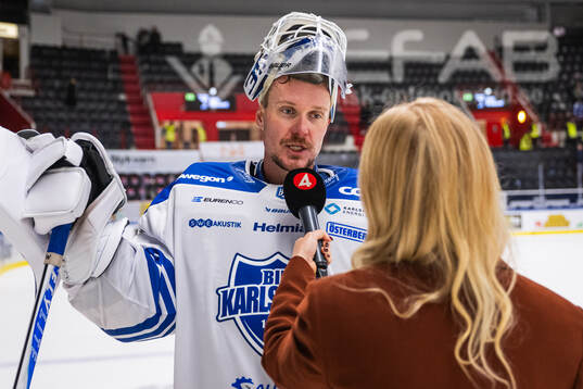 Karlskogas målvakt Lars Volden
