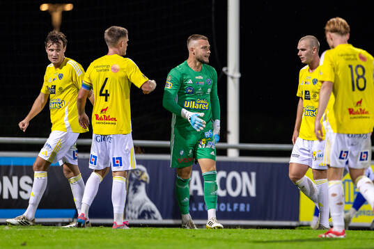 Falkenbergs målvakt Anton Andersson