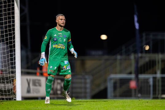 Falkenbergs målvakt Anton Andersson
