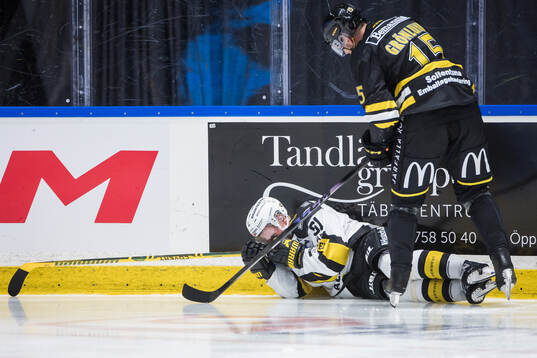 Västerås Malte Sjögren har ont