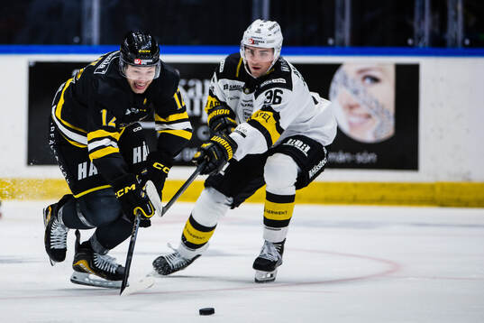 AIKs Scott Pooley och Västerås Olle Norberg