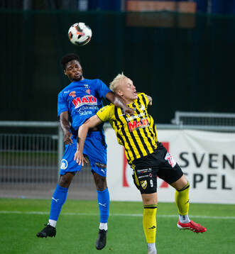 IFK Hässleholms Alexander Sjöström i matchen i div. 2