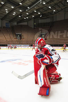 Timrås målvakt Max Berglund