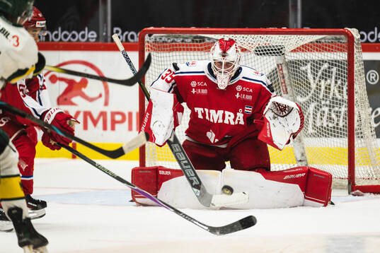 Timrås målvakt Simon Westling