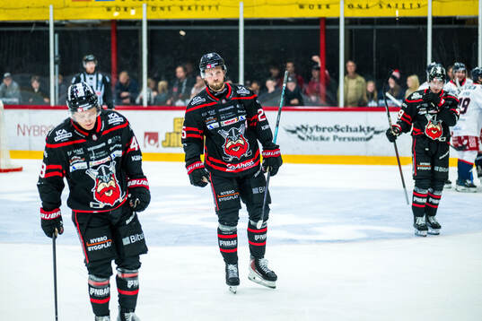 Nybros Viggo Nordström och Marcus Bergman deppar