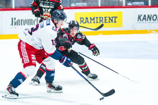 Oskarshamns Joel Svensson och Nybros Gabriel Säll