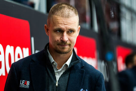 Oskarshamns assisterande tränare Johannes Salmonsson