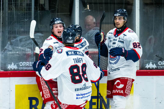 Oskarshamns Joel Svensson jublar
